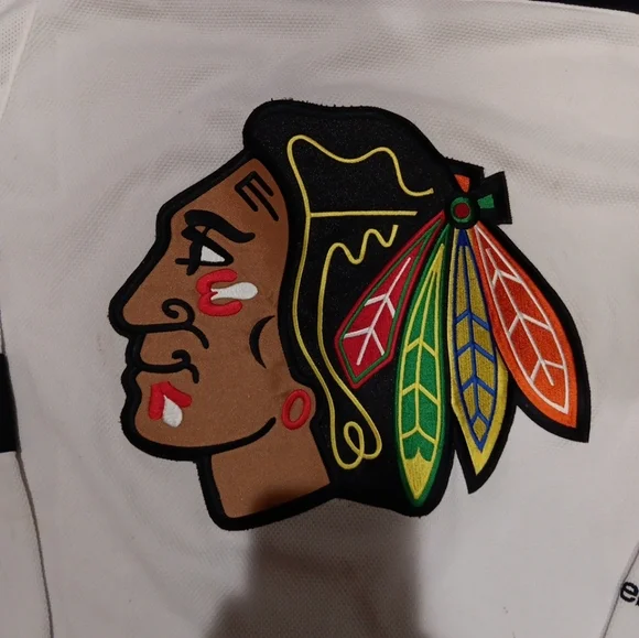 Reebok Premier NHL Jersey Chicago Blackhawks Team White Stadium Series sz L